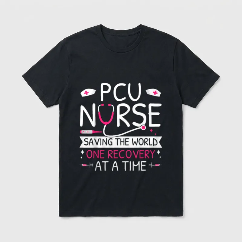 PCU Nurse Progressive Care Unit Perfect T-Shirt – Classic T-Shirt in Black