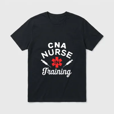 CNA Nurse in Training Nursing Student T-Shirt – Classic T-Shirt in Black