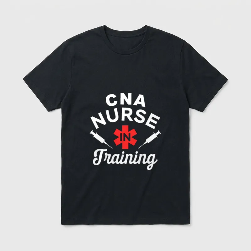 CNA Nurse in Training Nursing Student T-Shirt – Classic T-Shirt in Black
