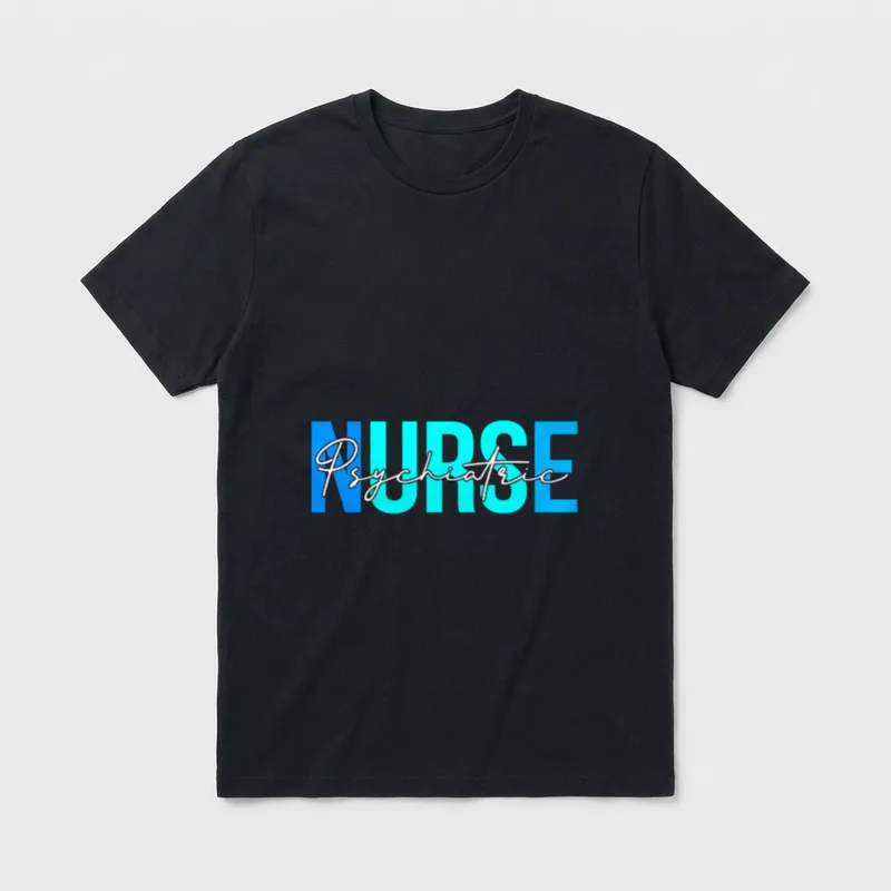Psychiatric Nurse Lightweight T-Shirt – Classic T-Shirt in Black