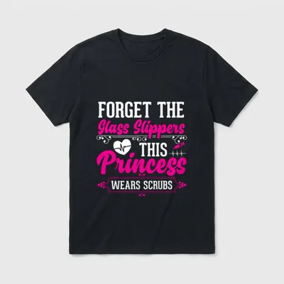 Nursing Student Health Care Worker Home T-Shirt – Classic T-Shirt in Black