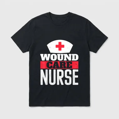Wound Care Nurse Nursing Healthcare T-Shirt – Classic T-Shirt in Black