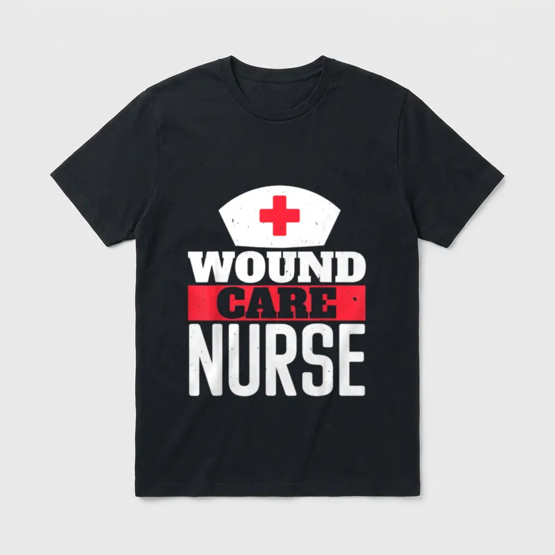 Wound Care Nurse Nursing Healthcare T-Shirt – Classic T-Shirt in Black