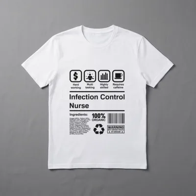Infection Control Nurse T-Shirt – Classic T-Shirt in Black