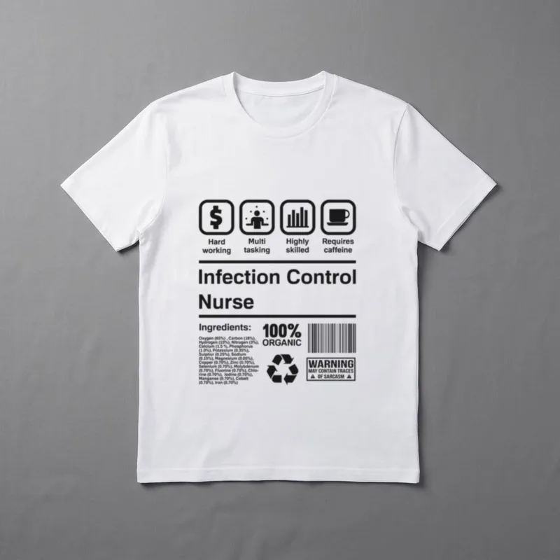 Infection Control Nurse T-Shirt – Classic T-Shirt in Black