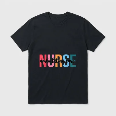 Leopard Ambulatory Care Nurse Nursing T-Shirt – Classic T-Shirt in Black