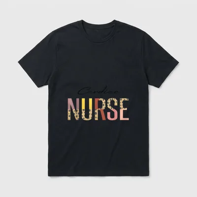 Cardiac Nurse Nursing School or Medical T-Shirt – Classic T-Shirt in Black