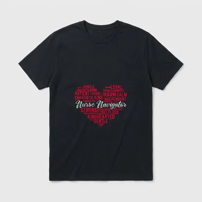 Nurse Navigator Appreciation Nursing School T-Shirt – Classic T-Shirt in Black