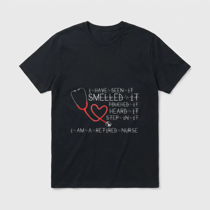 Retired 2021 Nursing Legend Retirement T-Shirt – Classic T-Shirt in Black
