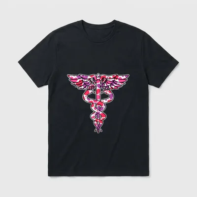 Nurse Valentines Day RN Registered Nursing T-Shirt – Classic T-Shirt in Black
