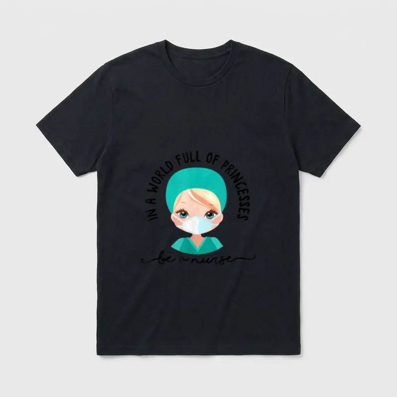 World Full of Princesses Be Gorgeous T-Shirt – Classic T-Shirt in Black