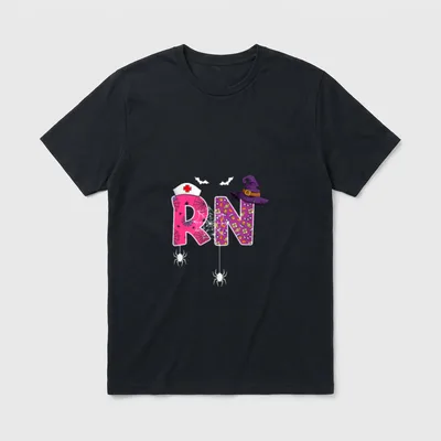 Nursing Halloween RN Nurse T-Shirt – Classic T-Shirt in Black