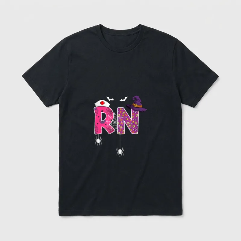 Nursing Halloween RN Nurse T-Shirt – Classic T-Shirt in Black