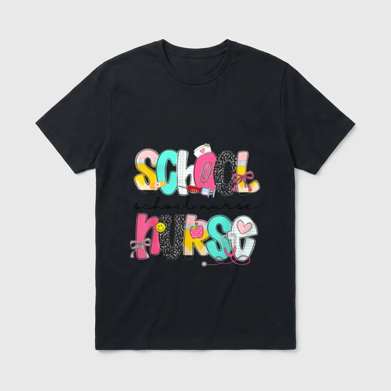 School Nurse Nursing Back to Appreciation T-Shirt – Classic T-Shirt in Black