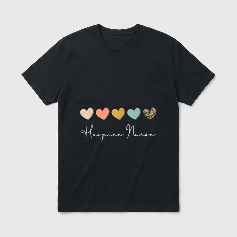 Hospice Nurse Appreciation Nursing School T-Shirt – Classic T-Shirt in Black