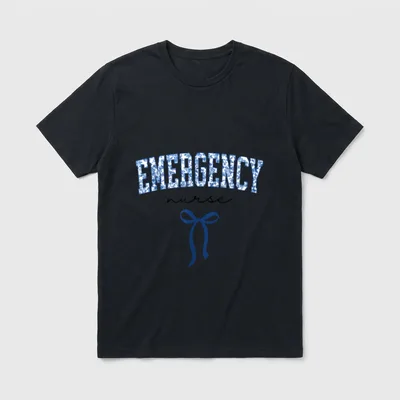 Emergency Nurse Room Healthcare School Nursing T-Shirt – Classic T-Shirt in Black