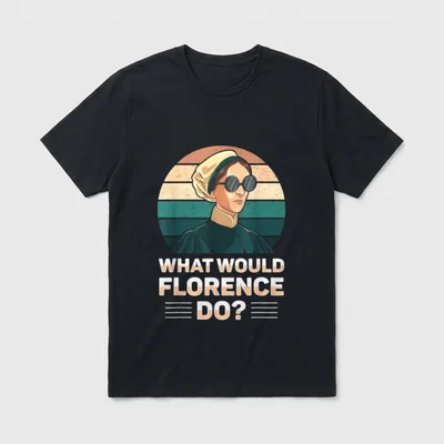 Nurse Florence Nightingale Medical Nursing Reformer T-Shirt – Classic T-Shirt in Black