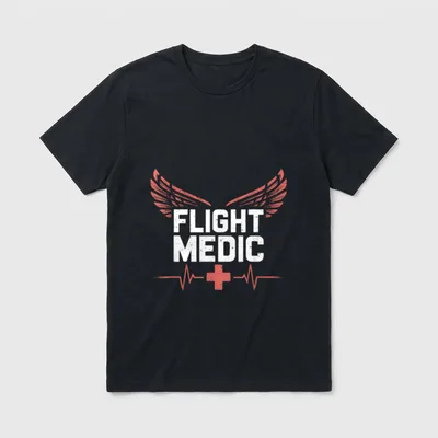 Helicopter Nurse Response EMT Paramedic T-Shirt – Classic T-Shirt in Black