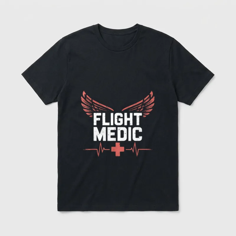 Helicopter Nurse Response EMT Paramedic T-Shirt – Classic T-Shirt in Black