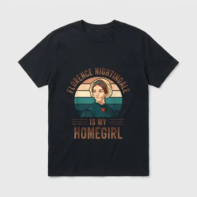 Nurse Florence Nightingale Medical Nursing T-Shirt – Classic T-Shirt in Black