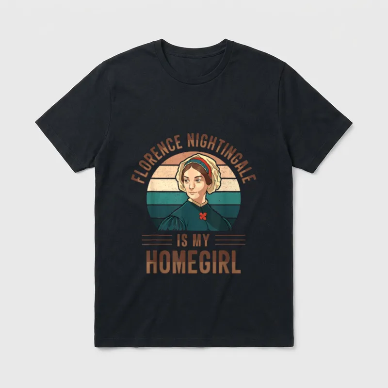 Nurse Florence Nightingale Medical Nursing T-Shirt – Classic T-Shirt in Black