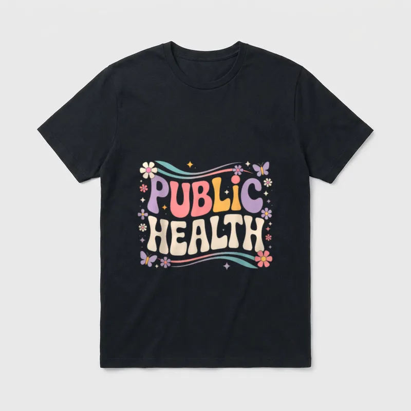 Public Health Nurse Healthcare Worker Nursing T-Shirt – Classic T-Shirt in Black