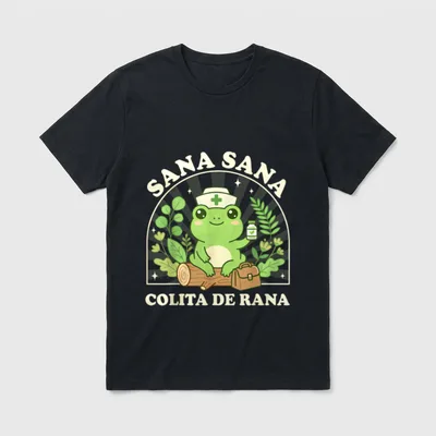 Colita De Rana Cute Mexican Sana T-Shirt – Classic T-Shirt in Black