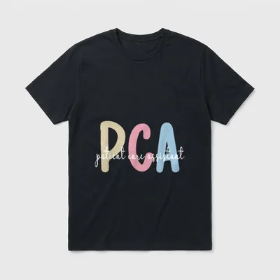 Best PCA Patient Care Assistant Perfect T-Shirt – Classic T-Shirt in Black