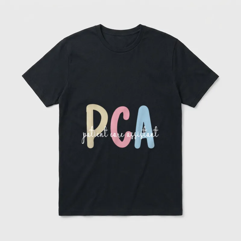 Best PCA Patient Care Assistant Perfect T-Shirt – Classic T-Shirt in Black