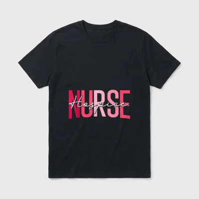 Hospice Nurse Doctor Graduation Medical Squad T-Shirt – Classic T-Shirt in Black