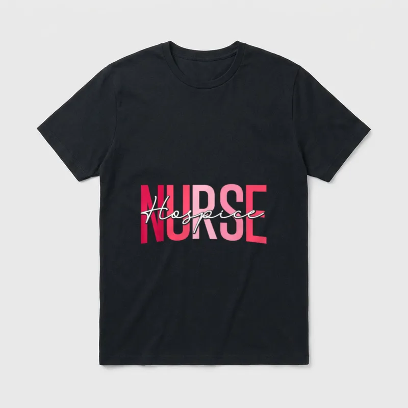 Hospice Nurse Doctor Graduation Medical Squad T-Shirt – Classic T-Shirt in Black