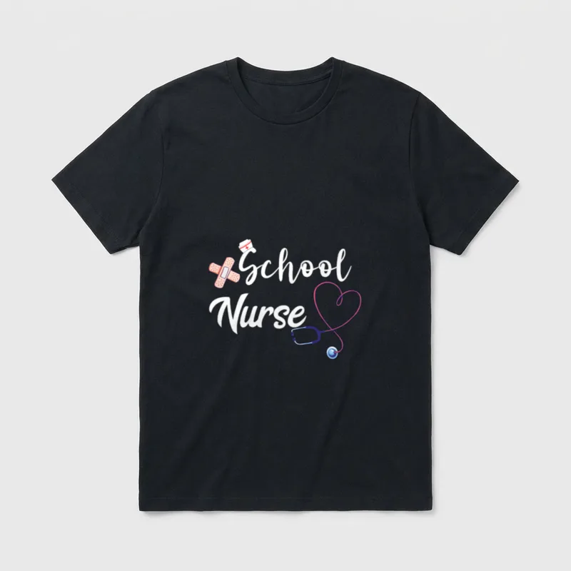 School Nurse Back to Nursing Nursing T-Shirt – Classic T-Shirt in Black
