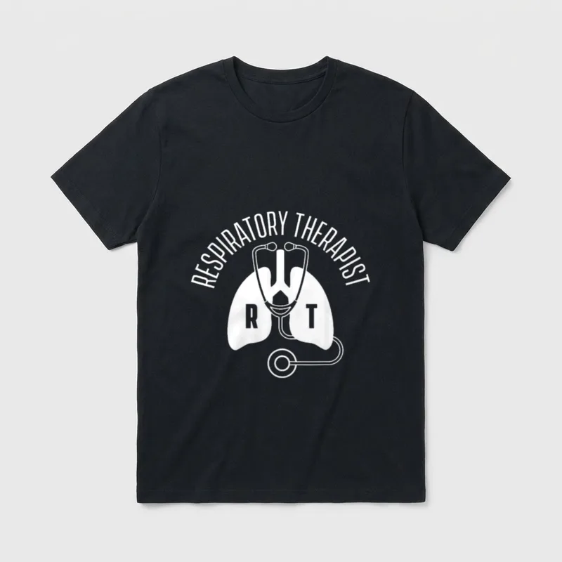 Nurse Medical Respiratory Therapy T-Shirt – Classic T-Shirt in Black