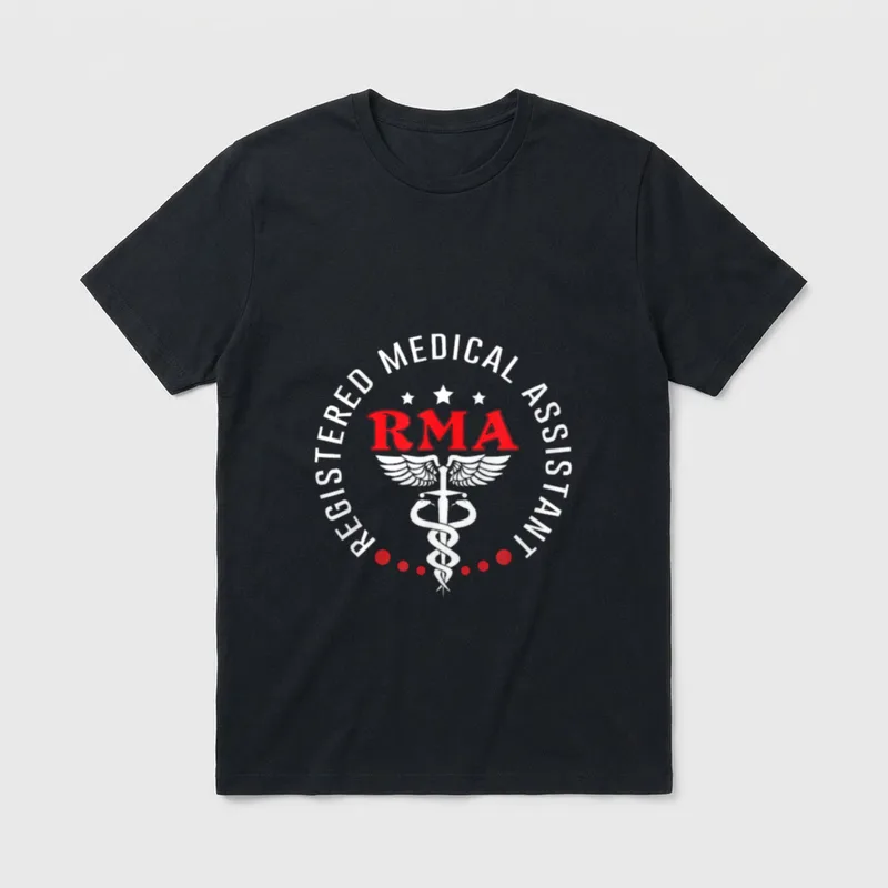Registered Medical Assistant MA Doctor Nurse T-Shirt – Classic T-Shirt in Black