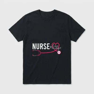 Nurse Case Manager RN Nursing Management T-Shirt – Classic T-Shirt in Black