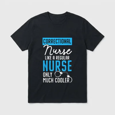 Correctional Nurse Medical Worker Prison T-Shirt – Classic T-Shirt in Black