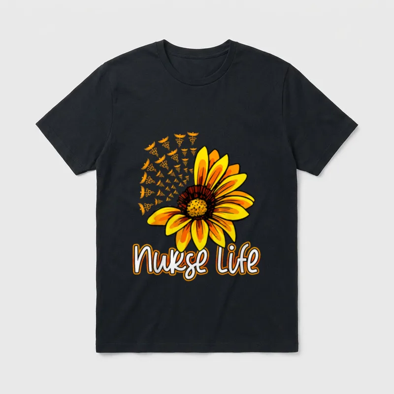 Nurse Life Outfit Nursing Clinical RN T-Shirt – Classic T-Shirt in Black