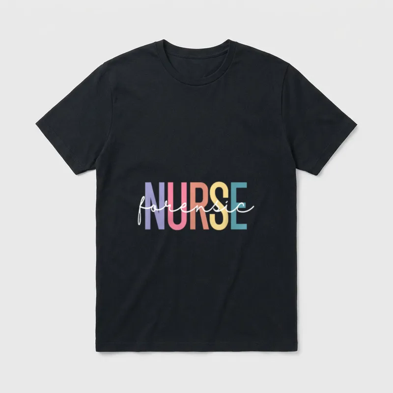 Cute Forensic Nurse SANE Correctional Nursing T-Shirt – Classic T-Shirt in Black