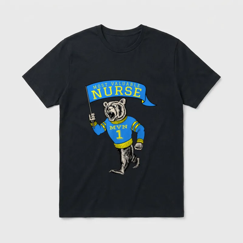 Funny Nurse Saying Nursing Appreciation Number T-Shirt – Classic T-Shirt in Black