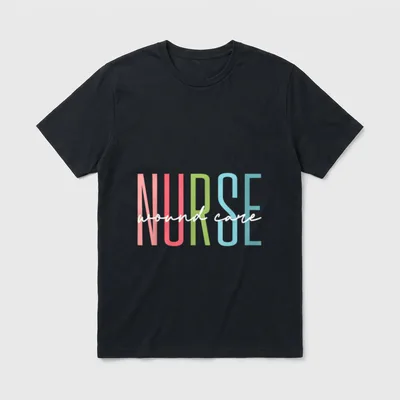 Wound Care Nurse Nursing Ostomy Registered T-Shirt – Classic T-Shirt in Black
