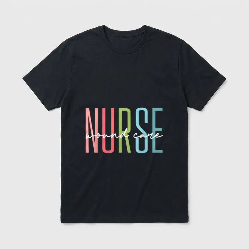 Wound Care Nurse Nursing Ostomy Registered T-Shirt – Classic T-Shirt in Black