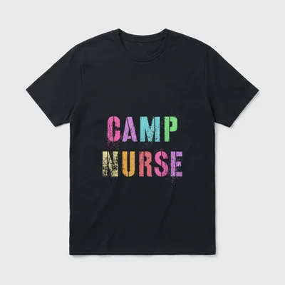 CAMP NURSE Best Ever Summer Squad T-Shirt – Classic T-Shirt in Black