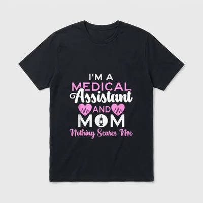 Medical Assistant Mom Accessories Registered Nurse T-Shirt – Classic T-Shirt in Black
