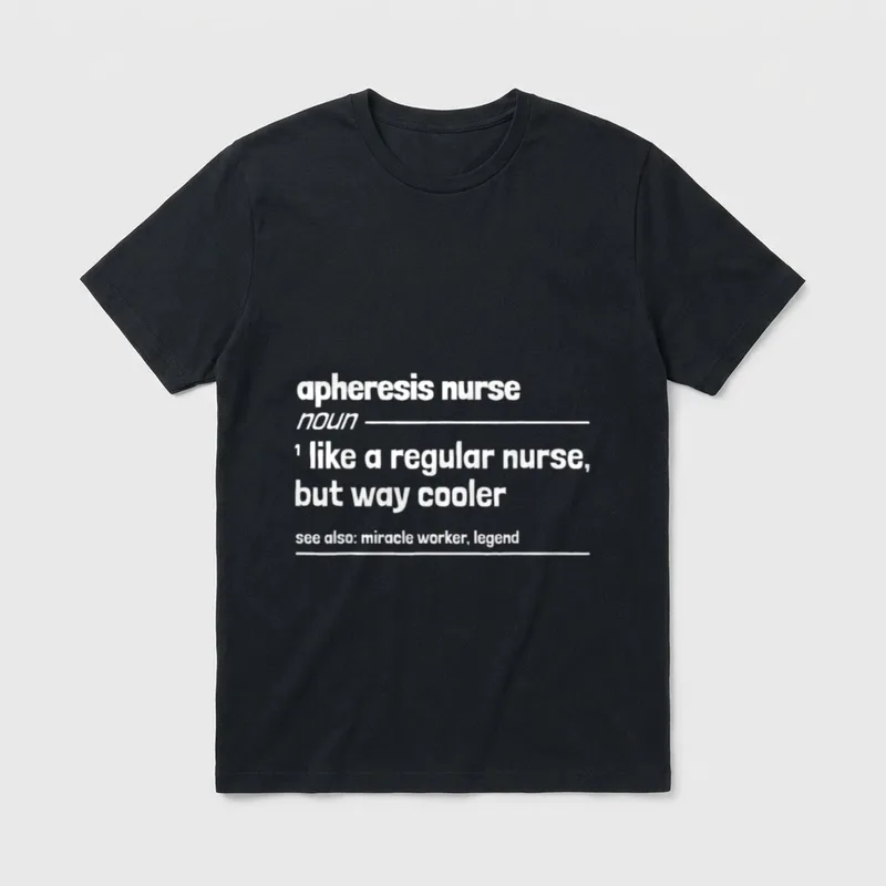 Apheresis Nurse Like a Regular T-Shirt – Classic T-Shirt in Black