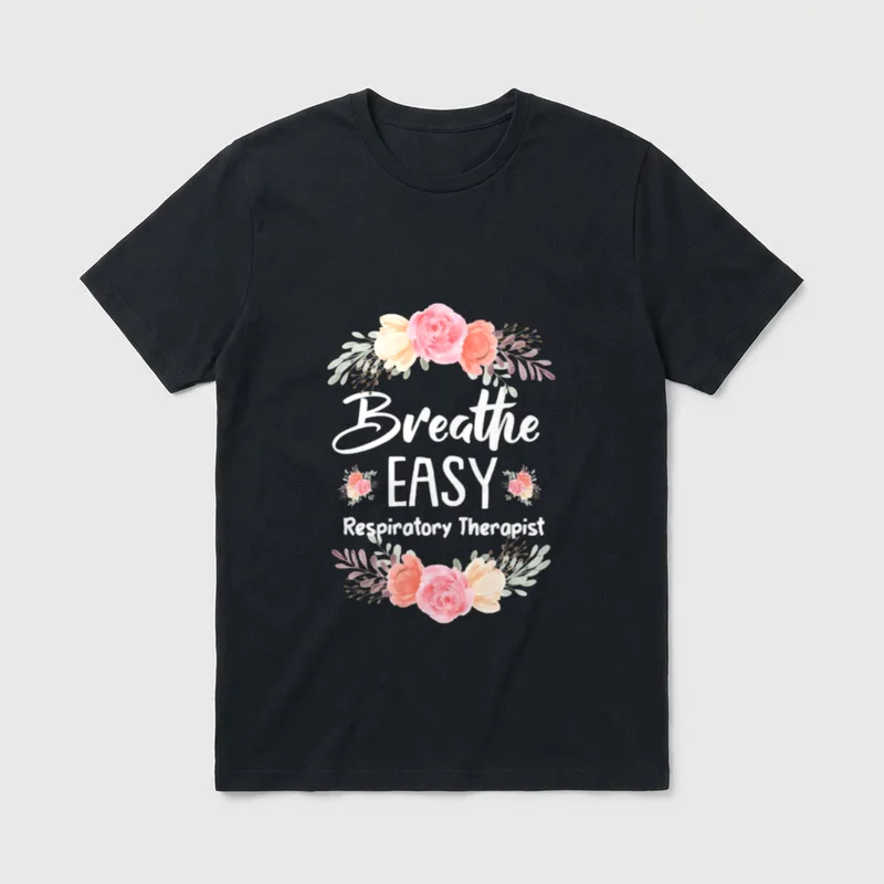 RT Nurse Therapy Respiratory Therapist T-Shirt – Classic T-Shirt in Black