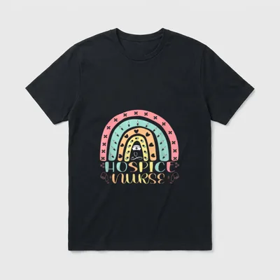 Hospice Nurse Doctor Graduation Medical T-Shirt – Classic T-Shirt in Black