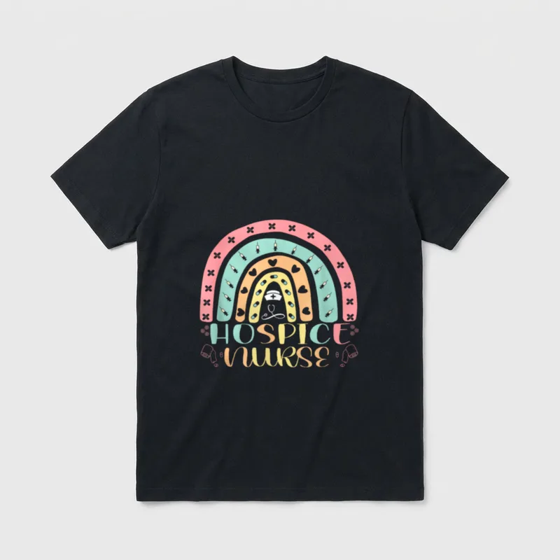 Hospice Nurse Doctor Graduation Medical T-Shirt – Classic T-Shirt in Black