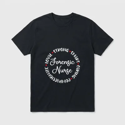 Forensic Nurse Nurses Nursing Graduation Medical T-Shirt – Classic T-Shirt in Black