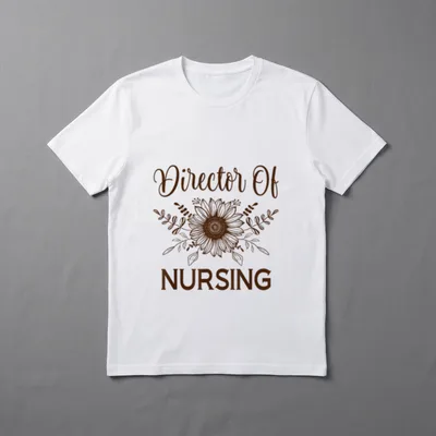 Director of Nursing Sunflower T-Shirt – Classic T-Shirt in Black