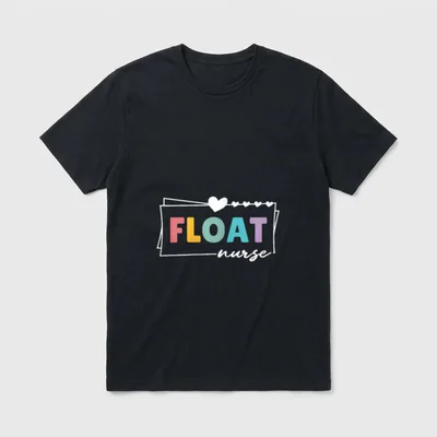 Float Nurse Nursing Cute Registered Pool T-Shirt – Classic T-Shirt in Black